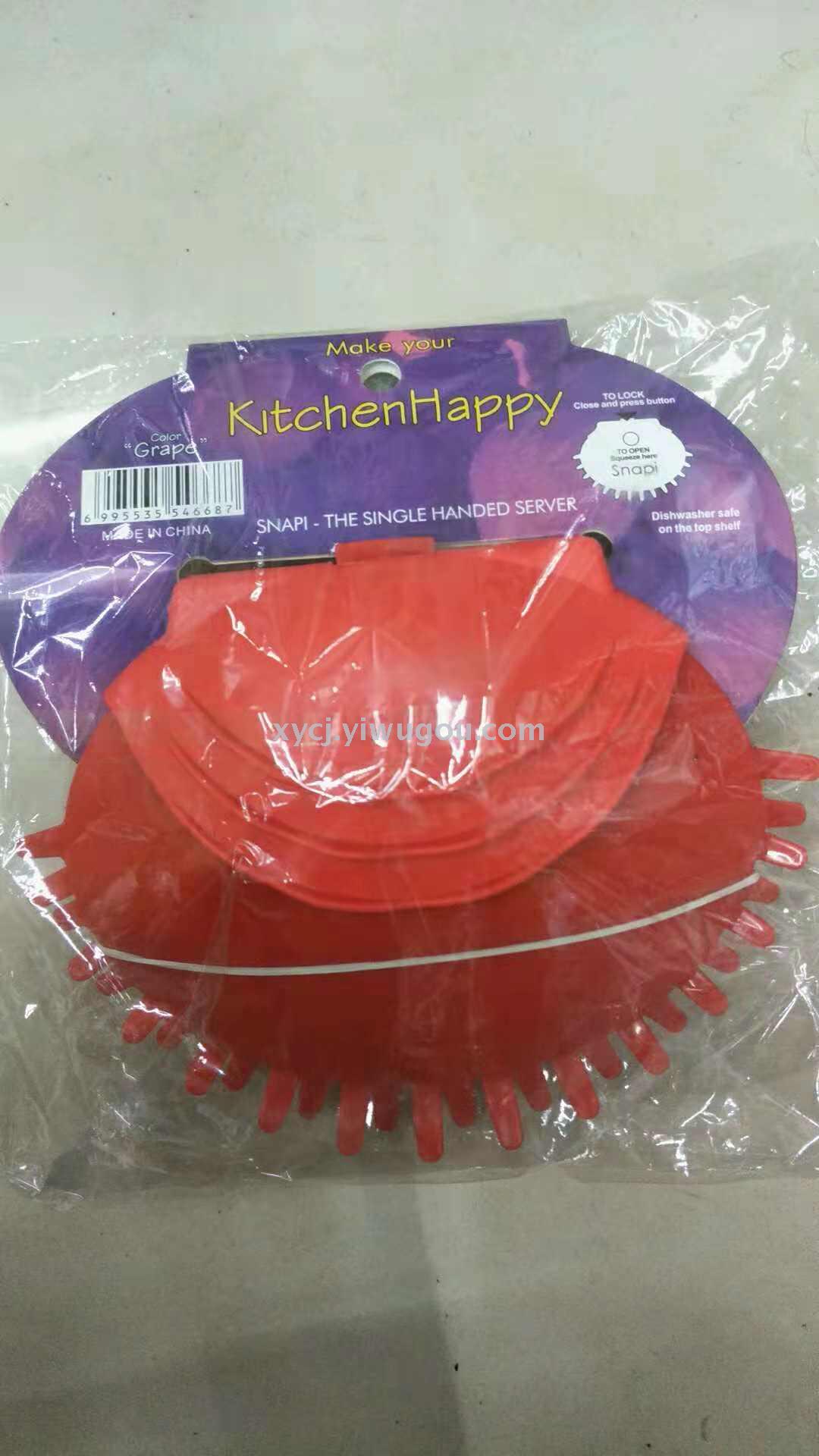 Scallop-shaped creative food clips, fruit and vegetable salad clips, kitchen tool food clips Specification image