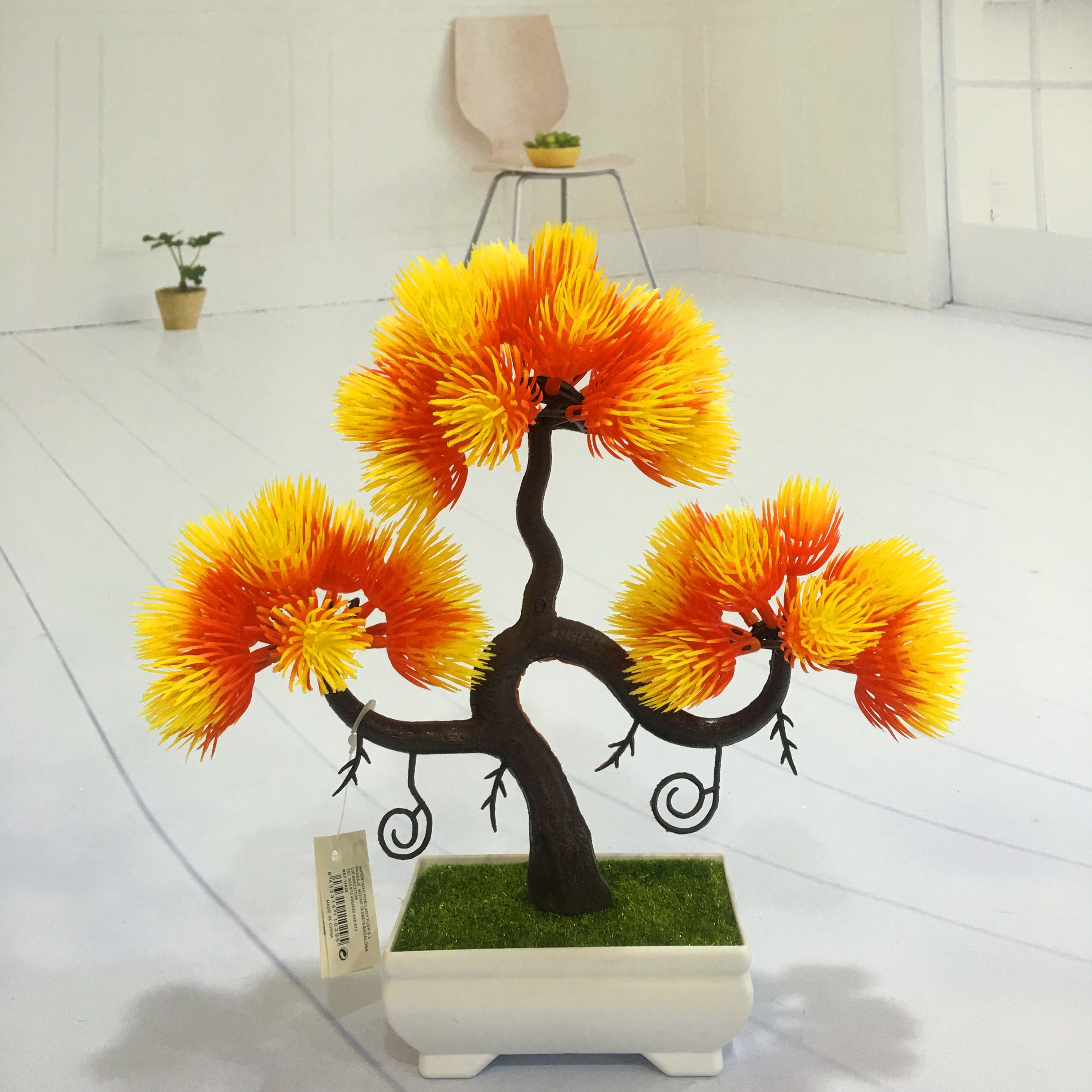 Mini artificial bonsai flowers, small potted plants, factory direct sales of artificial flower plants Specification image