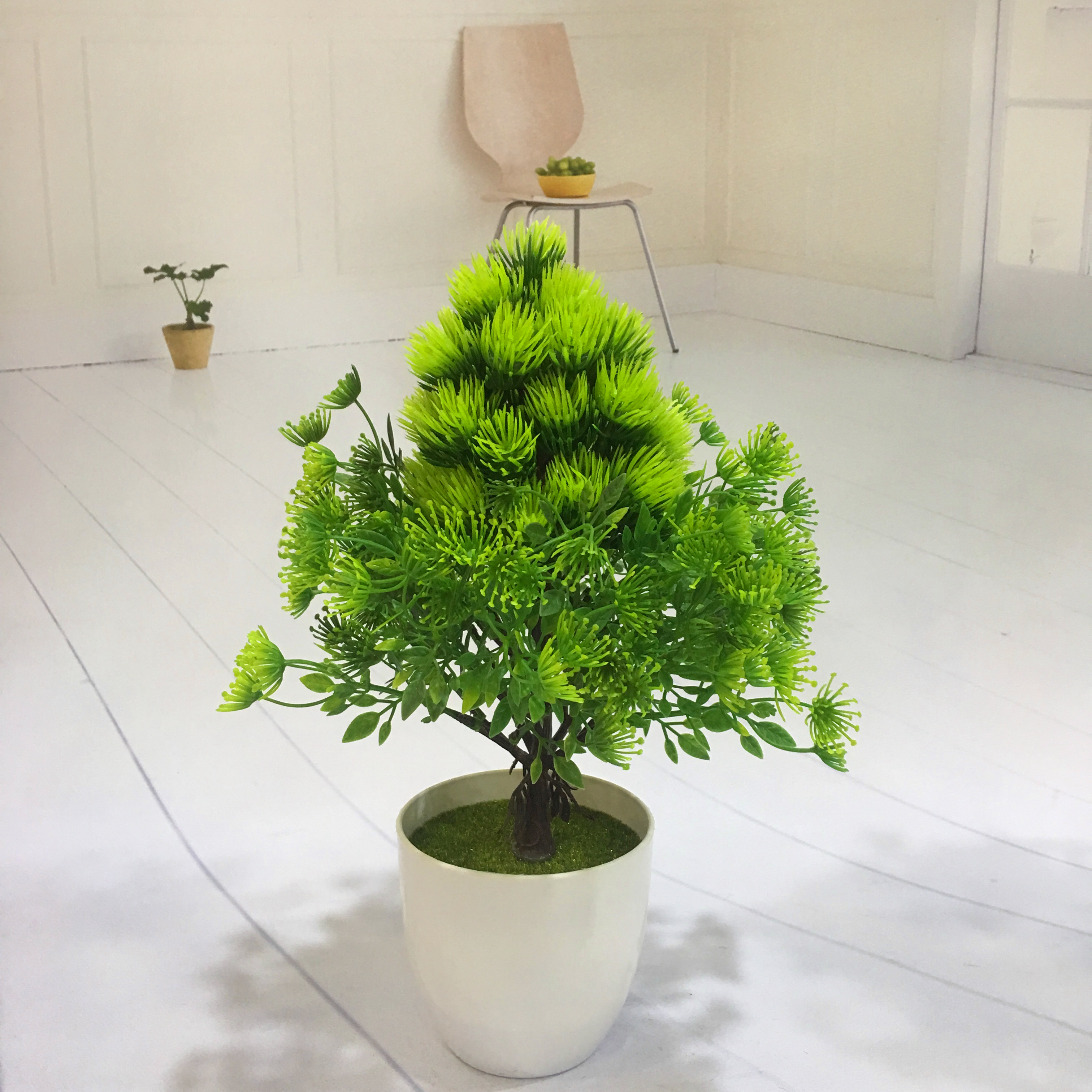 Mini artificial bonsai flowers, small potted plants, factory direct sales of artificial flower plants details Picture