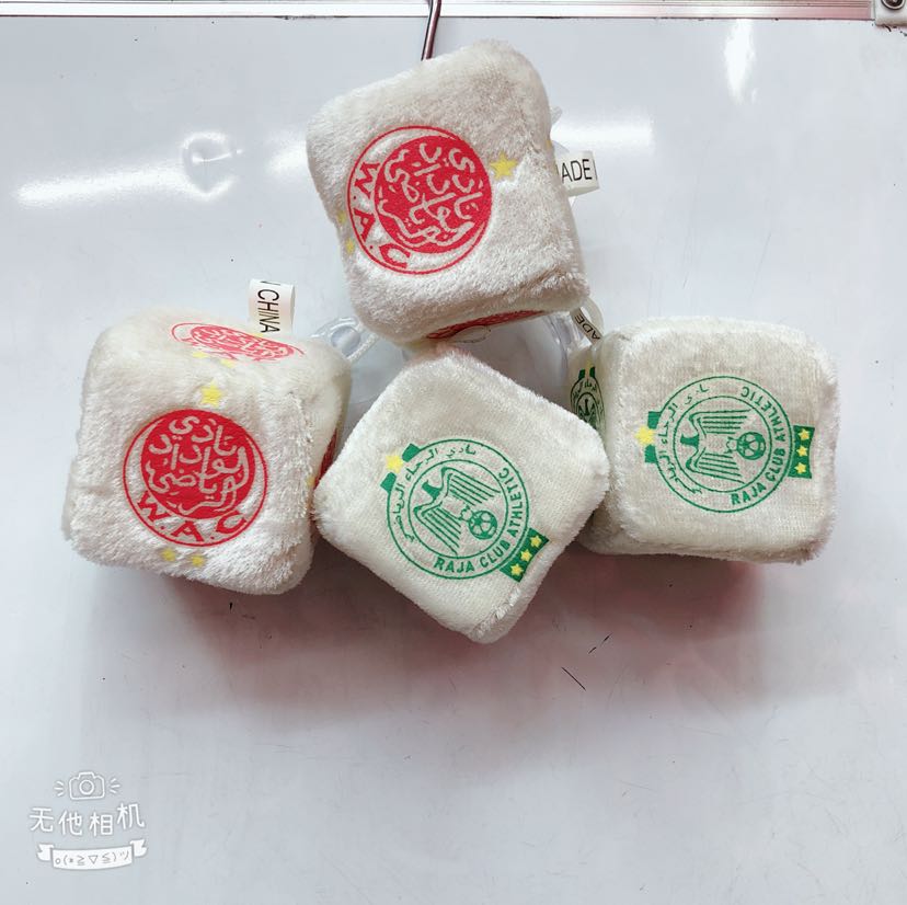 Plush toys, plush figurines, plush pendants, dice pendants full figure