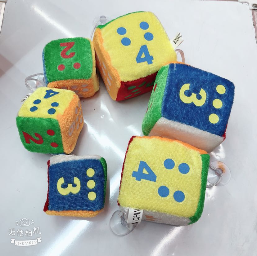 New plush toys, plush dice, new dice pendant, suction cup dice, new bestsellers full figure