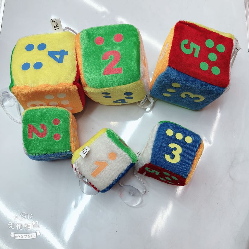 New plush toys, plush dice, new dice pendant, suction cup dice, new bestsellers details Picture