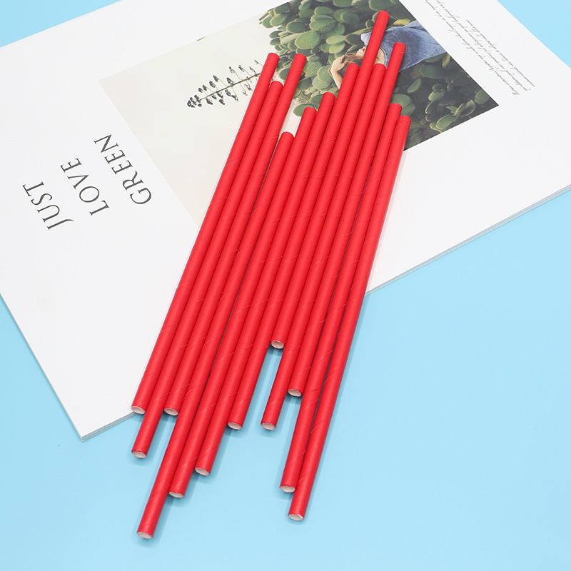 Factory Direct Spot Pure White Environmentally Friendly Disposable Paper Straws