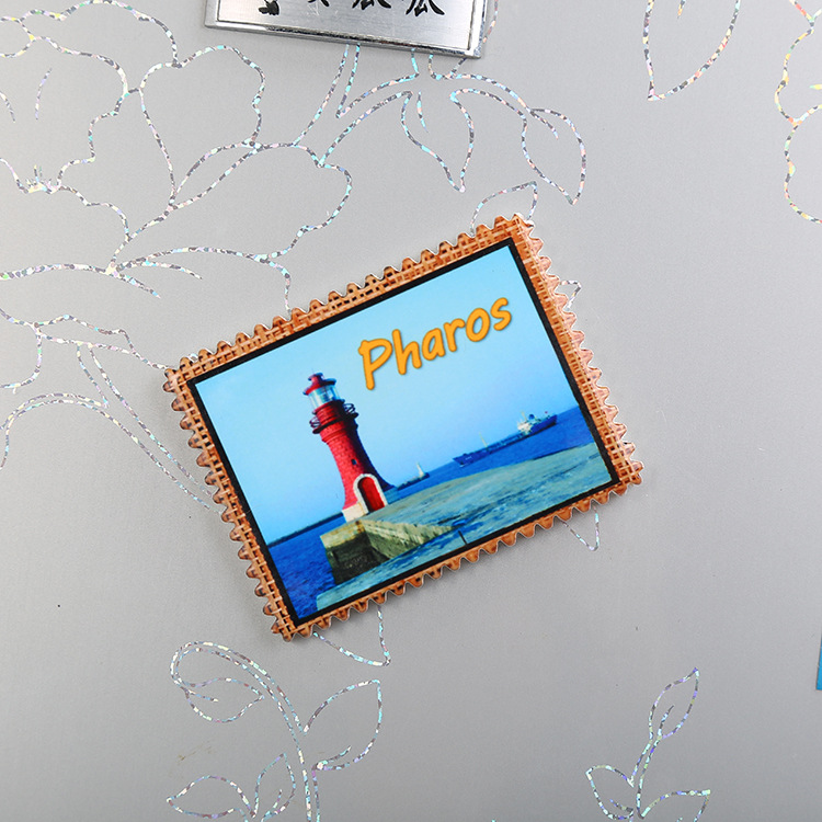 【LOVELY HOME】【 Chi Jia 】 Tourist Souvenir Fridge Magnet Heat Transfer Fridge Magnet Ceramic Fridge Magnet Specification image