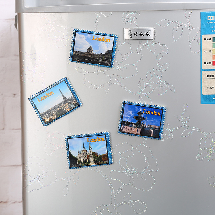 [LOVELY HOME] [hold ja] viaje recuerdos cerámica refrigerador pegamento de transferencia de calor para el hogar artesanía decoración colgante