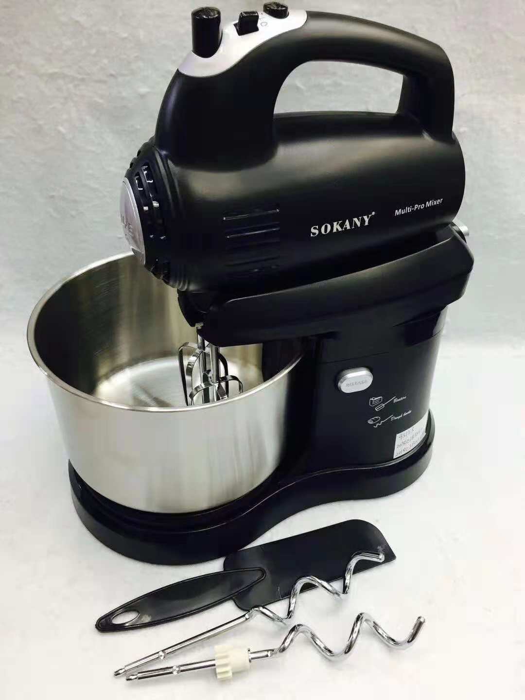 Multi-functional dough mixer, household dough kneading machine, egg and cream kneading machine with shaking five-speed adjustment details Picture