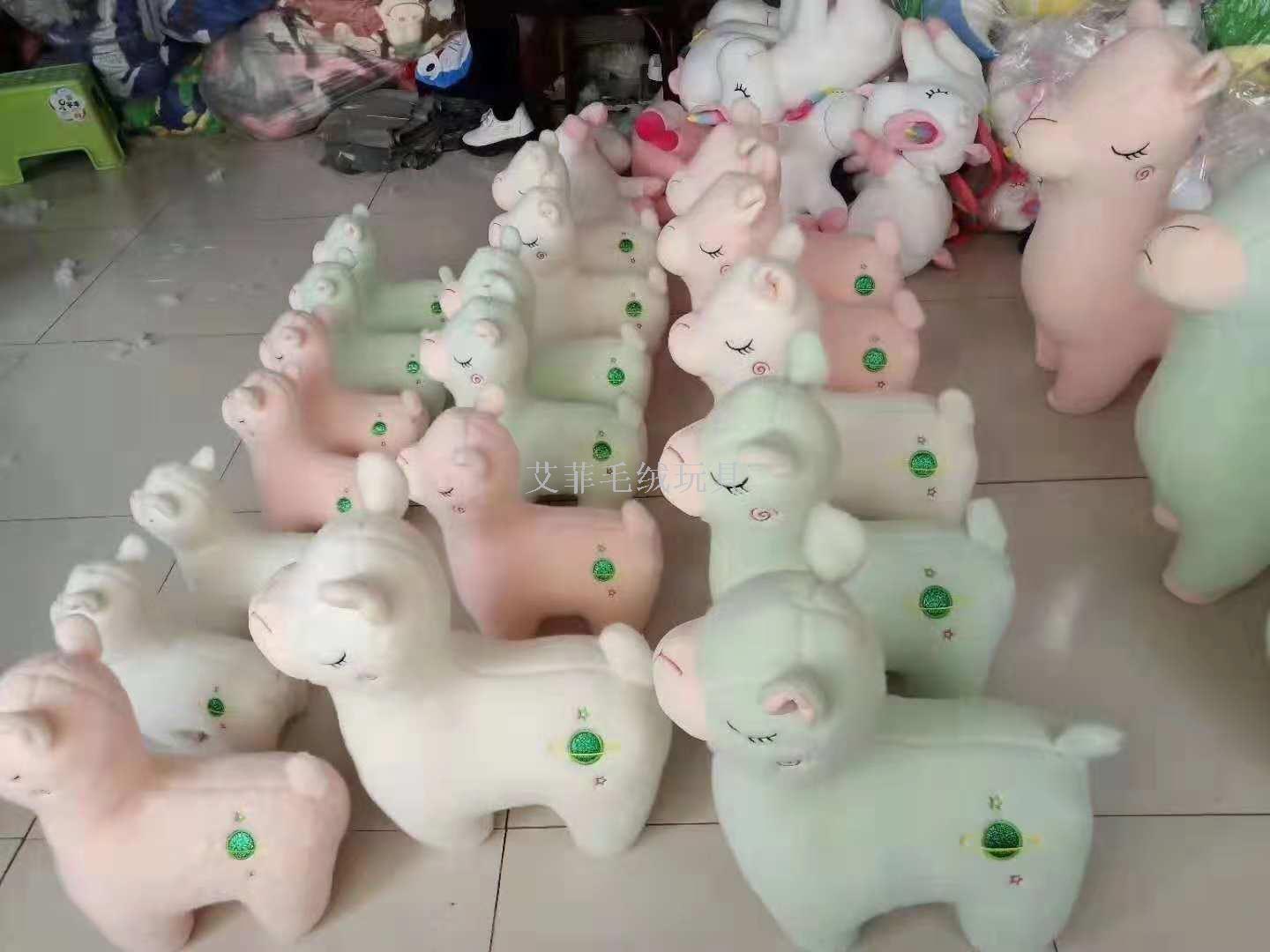New grass mud horse alpaca plush pillow, Mianyang doll, baby plush toy