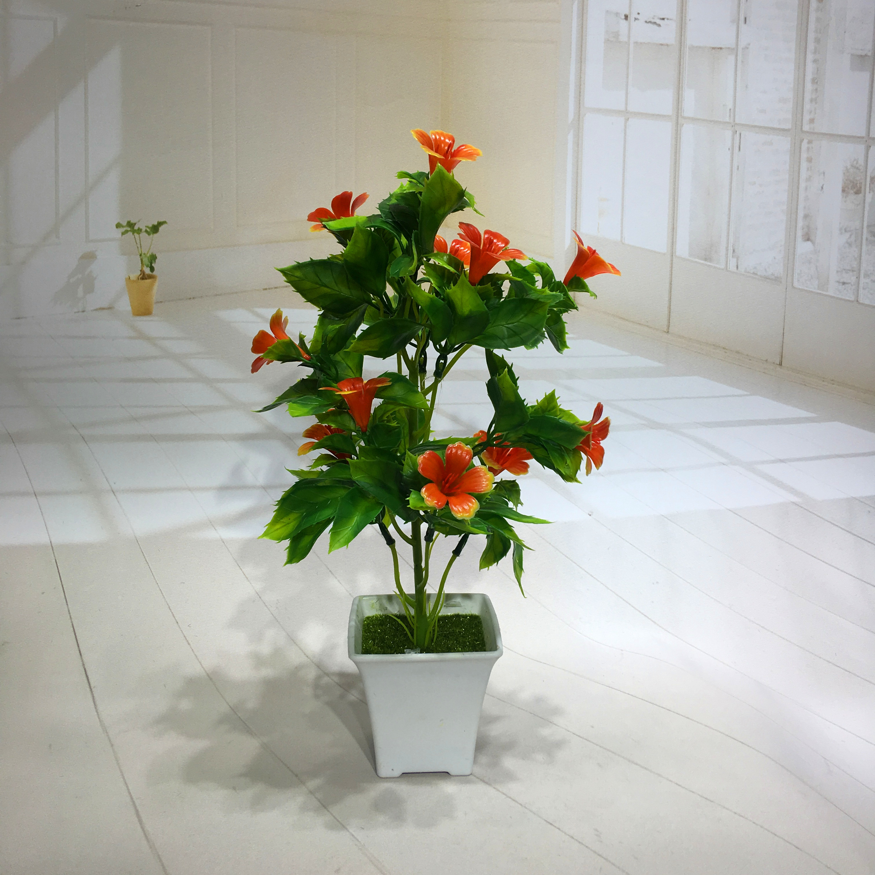 Mini artificial bonsai flowers, small potted plants, factory direct sales of artificial flower plants details Picture