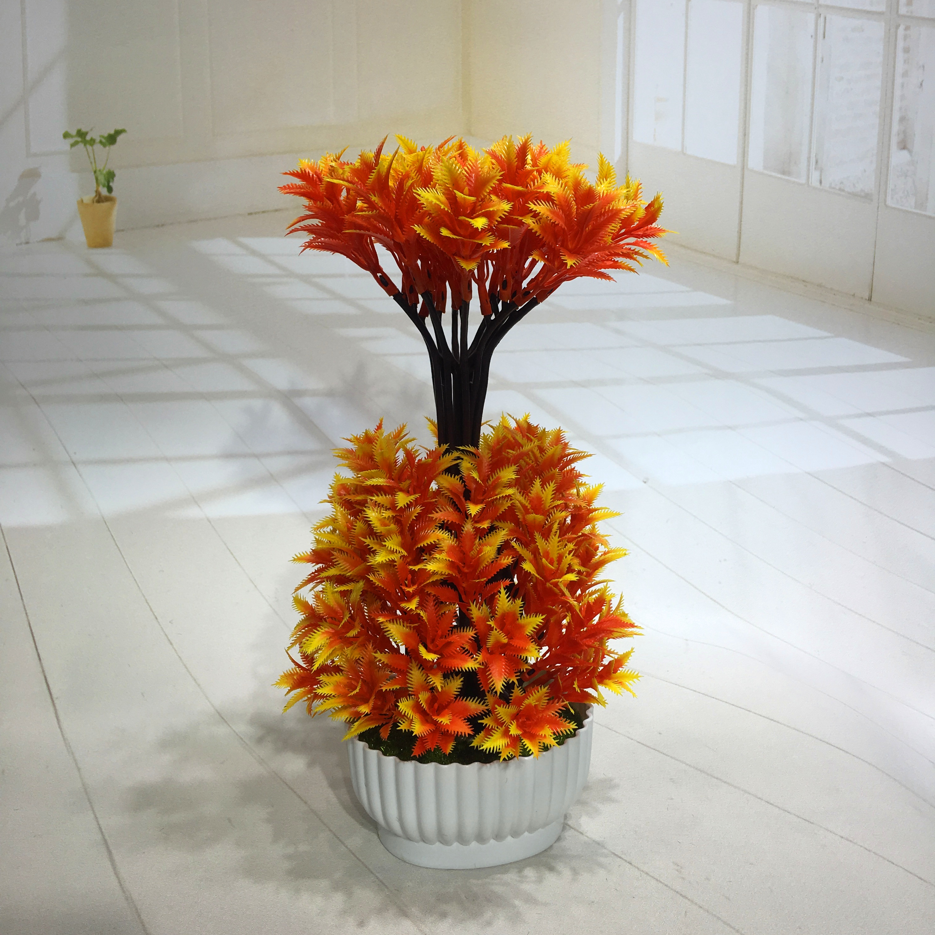 Mini artificial bonsai flowers, small potted plants, factory direct sales of artificial flower plants