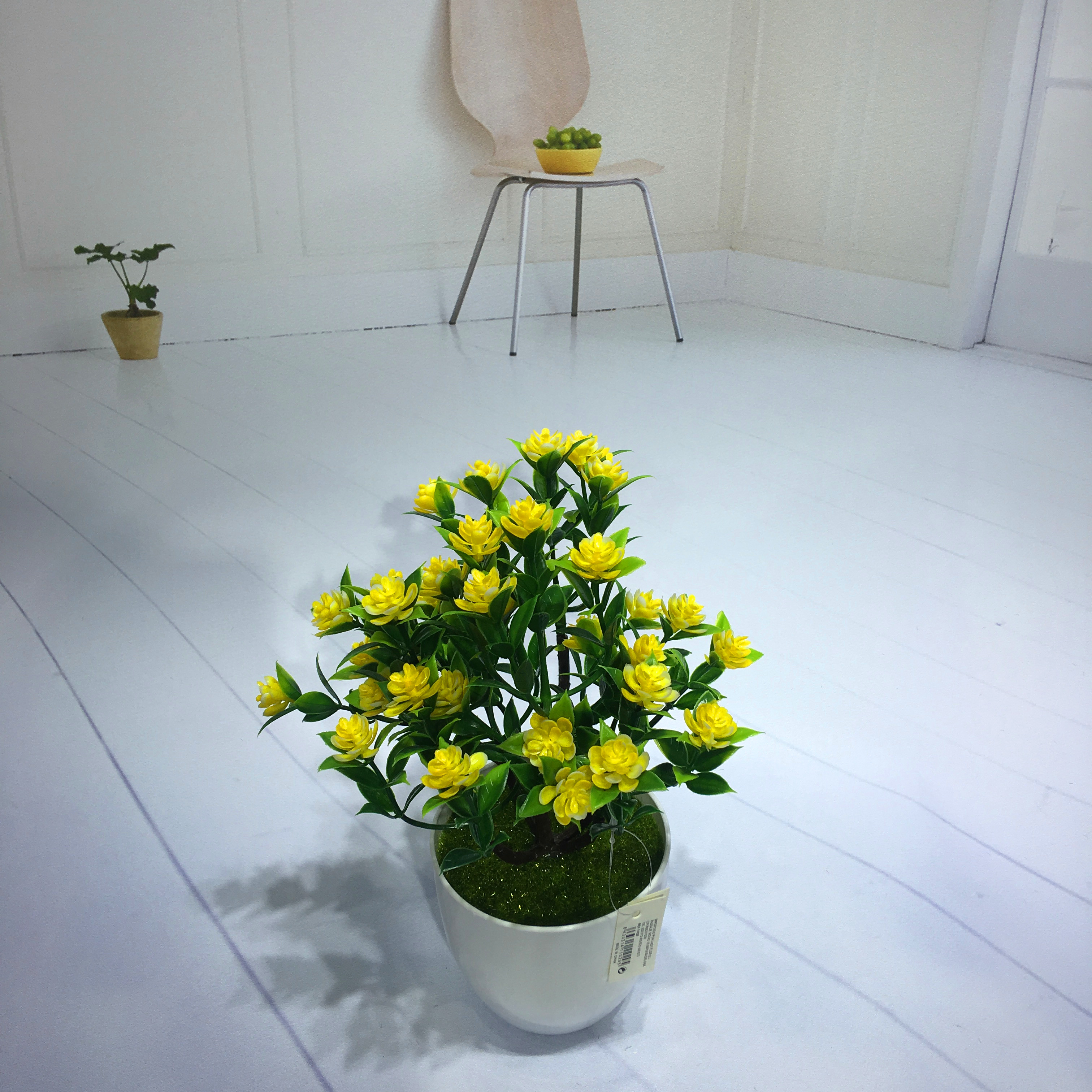 Mini artificial bonsai flowers, small potted plants, factory direct sales of artificial flower plants Application Scenario