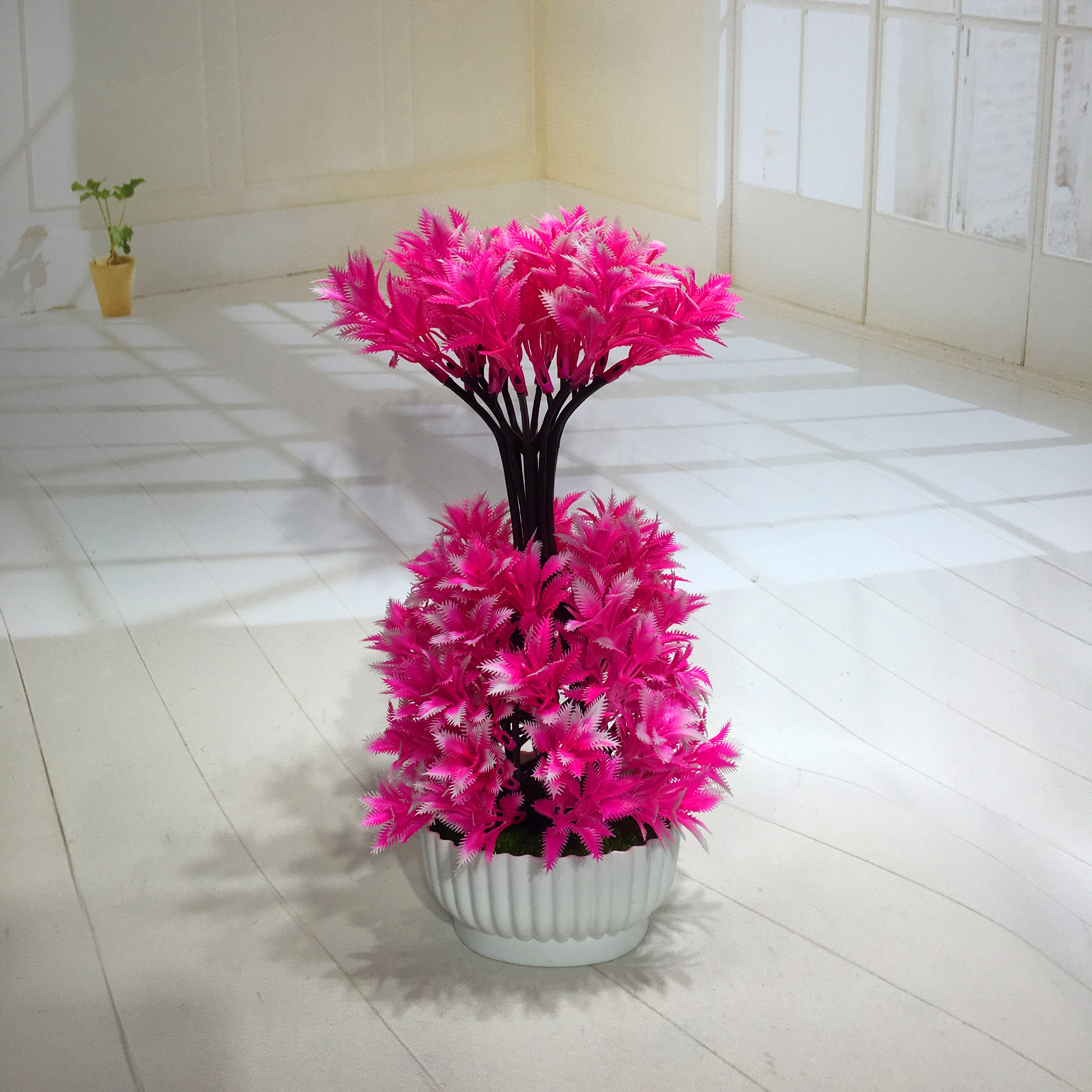 Mini artificial bonsai flowers, small potted plants, factory direct sales of artificial flower plants Specification image