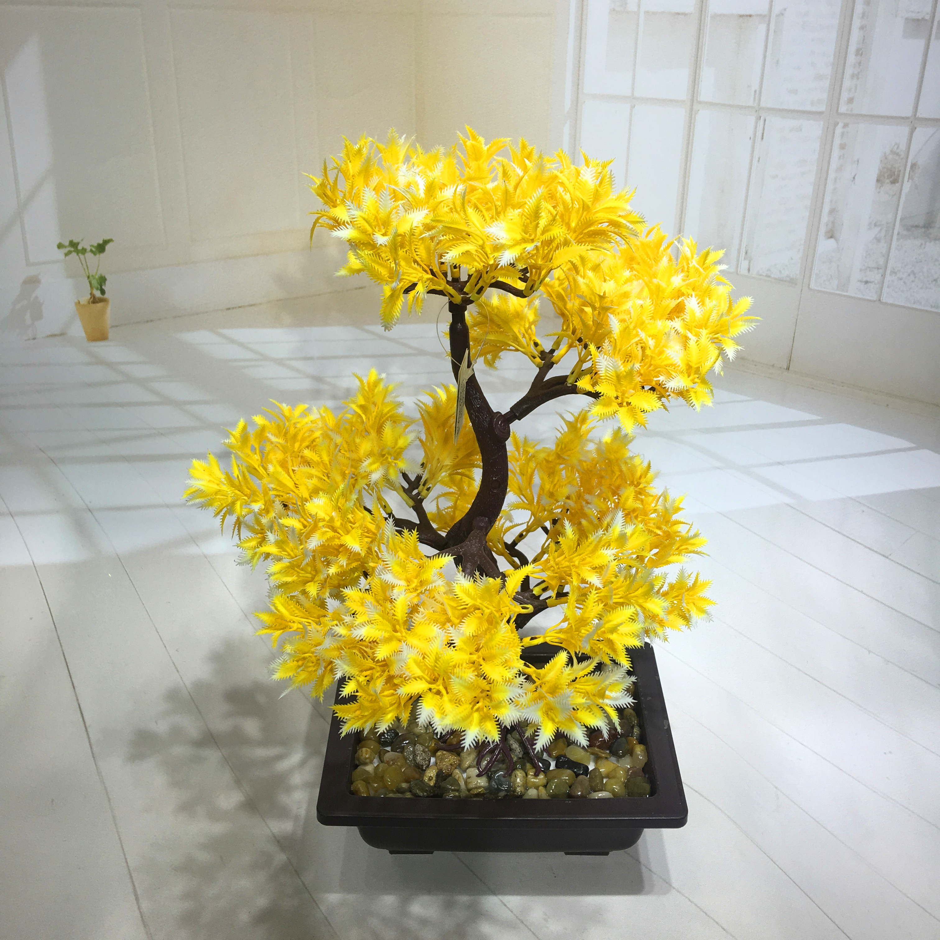 Mini artificial bonsai flowers, small potted plants, factory direct sales of artificial flower plants Application Scenario