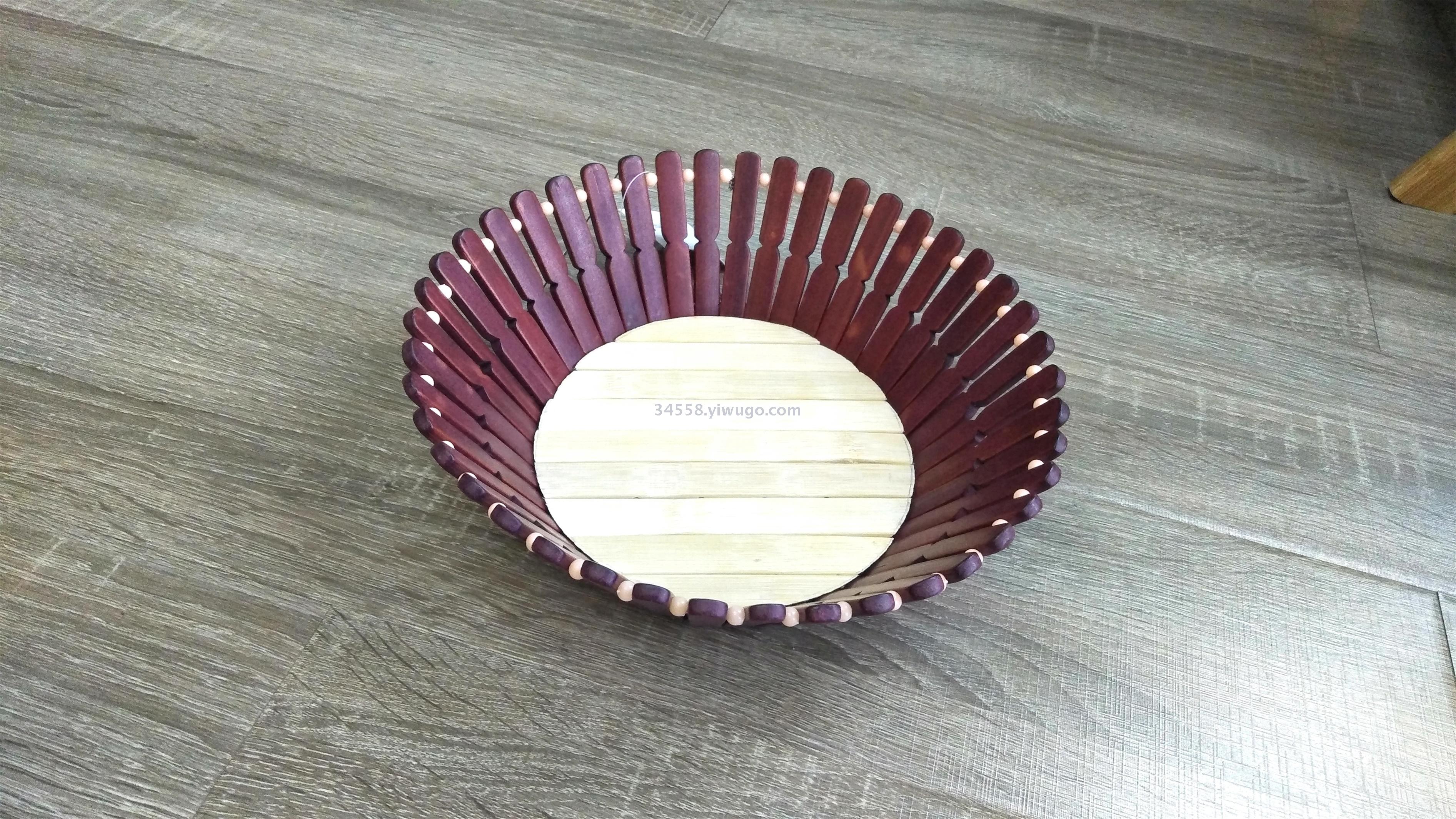 Hot-selling bamboo-made vegetable baskets, fruit baskets, nut baskets, and fruit orchids in stock Specification image