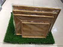 Hotel Hotel supplies Right Angle tray Fast food restaurant tray Rectangular restaurant bamboo serving tray