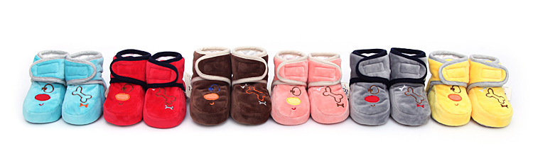 雪力娃冬款棉鞋狗狗骨头