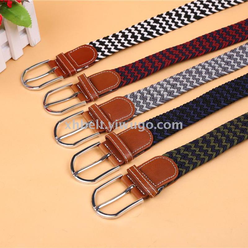 Unisys candy colored sport canvas belt double loop buckle extended braided cloth belt plus size belt belt