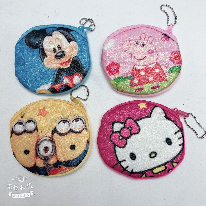 Plush wallet, 10cm fine powder wallet, unicorn wallet Application Scenario