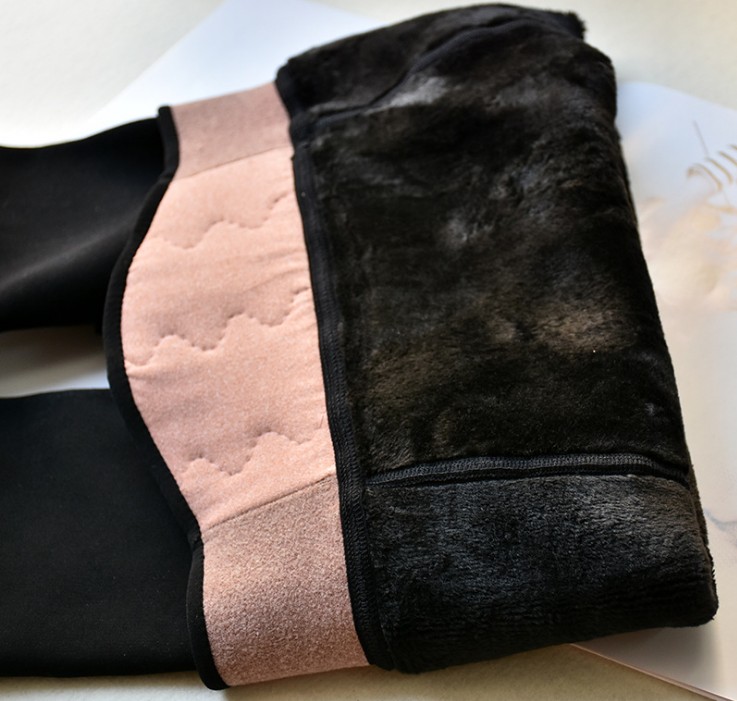 660g thick high-waisted waist support, belt-cinching and hip-lifting high-density nylon leggings