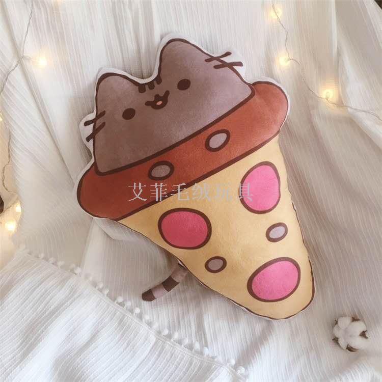Instagram influencer's cute ice cream doughnut, cat-printed throw pillow, cushion and plush toy Application Scenario