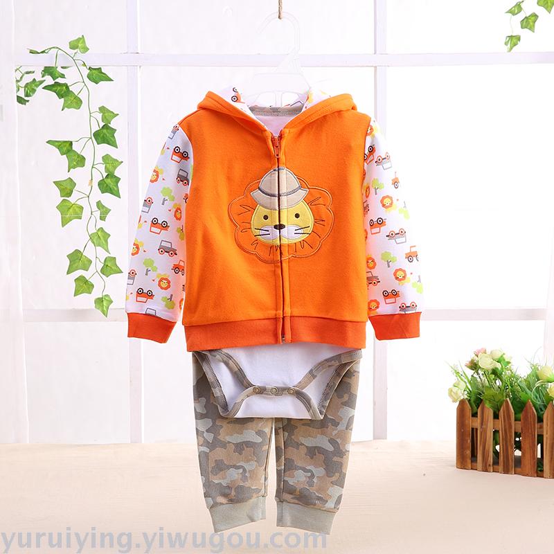 Three-piece jacket + short jacket + long pants and shorts details Picture