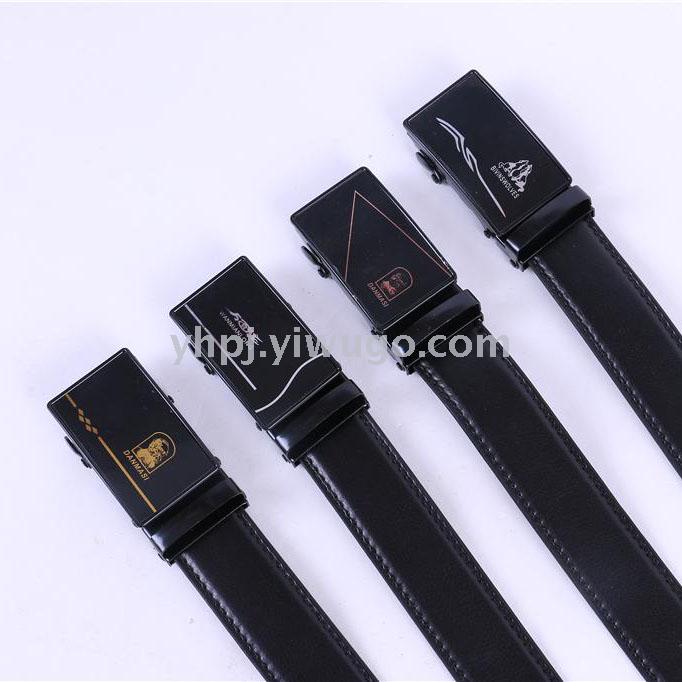 Fashionable men's business automatic buckle 158-patterned belt with three-year warranty