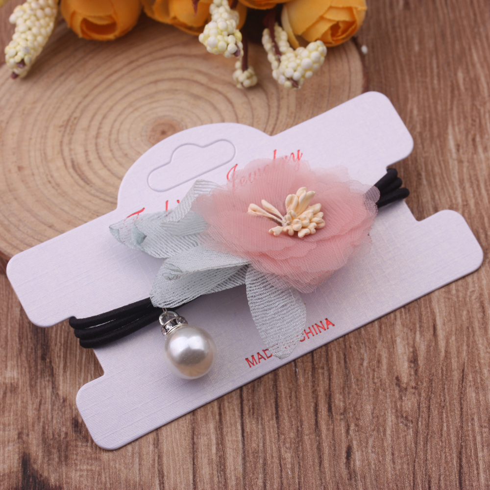5-yuan store supply, Korean Dongdaemun Korean version hair tie, versatile rubber band bun hairstyle, water diamond adult hair tie