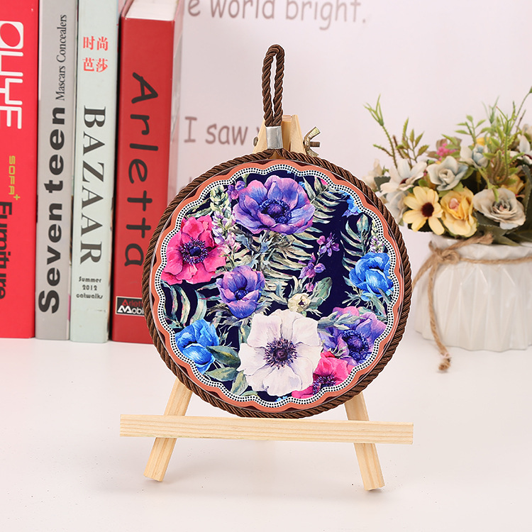 【LOVELY HOME】【 Chi Jia 】 Ceramic Pot Pad Heat Transfer Hanging Plate High-temperature Resistant anti-scald Pad Home Decoration Hanging plate Application Scenario