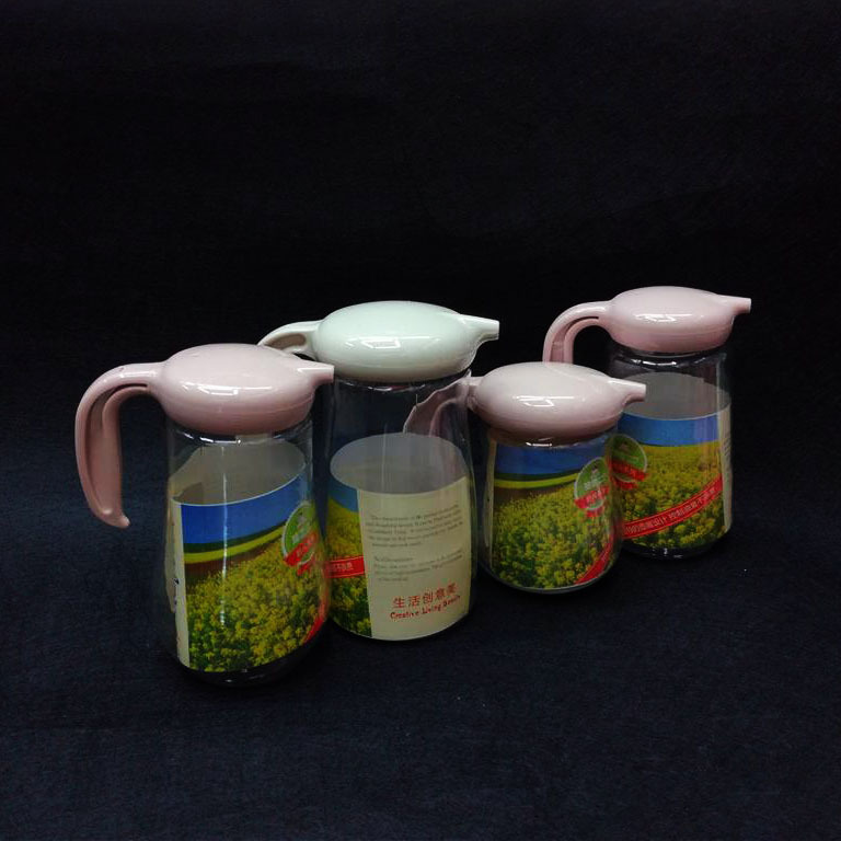 带手柄透明油壶带把酱油醋壶透明防漏橄榄油壶RS-200618