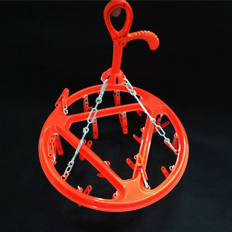 21夹圆形晒架多用内衣袜子晾晒衣架21头晾衣架工厂直销RS-5751