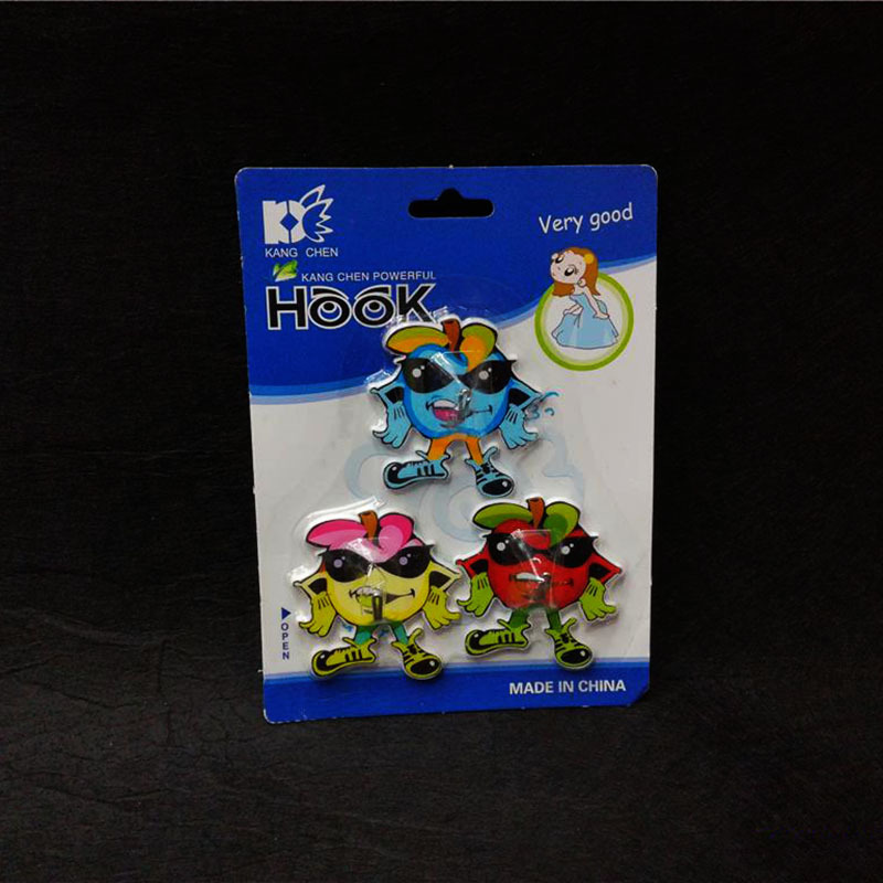 English paper card foreign trade cartoon printing hook all English paper card strong adhesive hook RS-500003