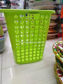 Plastic laundry basket laundry basket storage Plastic laundry basket dustproof laundry storage basket