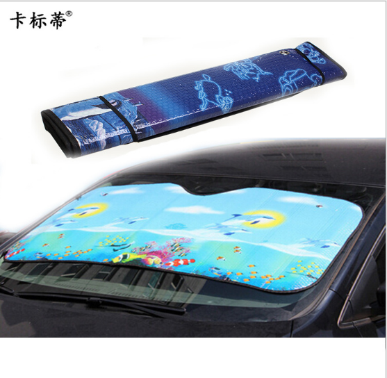 Car exterior landscape bubble sunshade, car sunshade, car heat insulation sunshade, 140*70cm details Picture