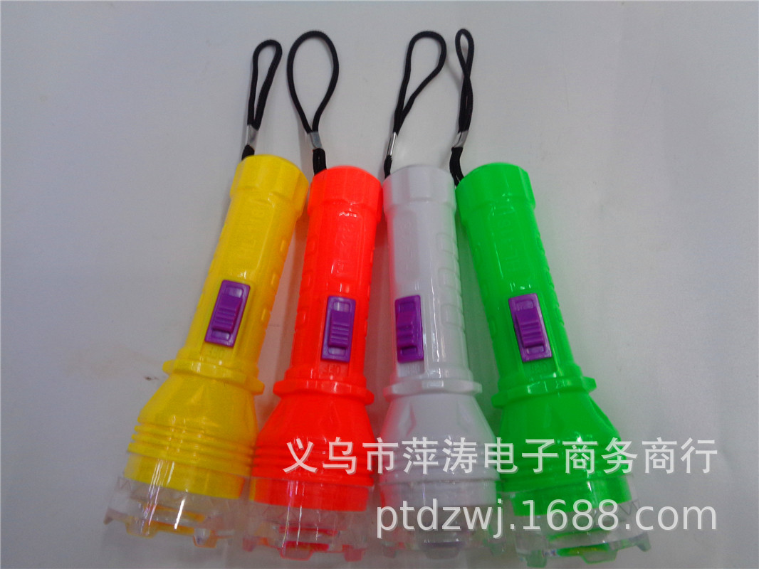 儿童塑料玩具钥匙扣灯赠送礼品LED手电筒小夜灯地推货源厂家直销