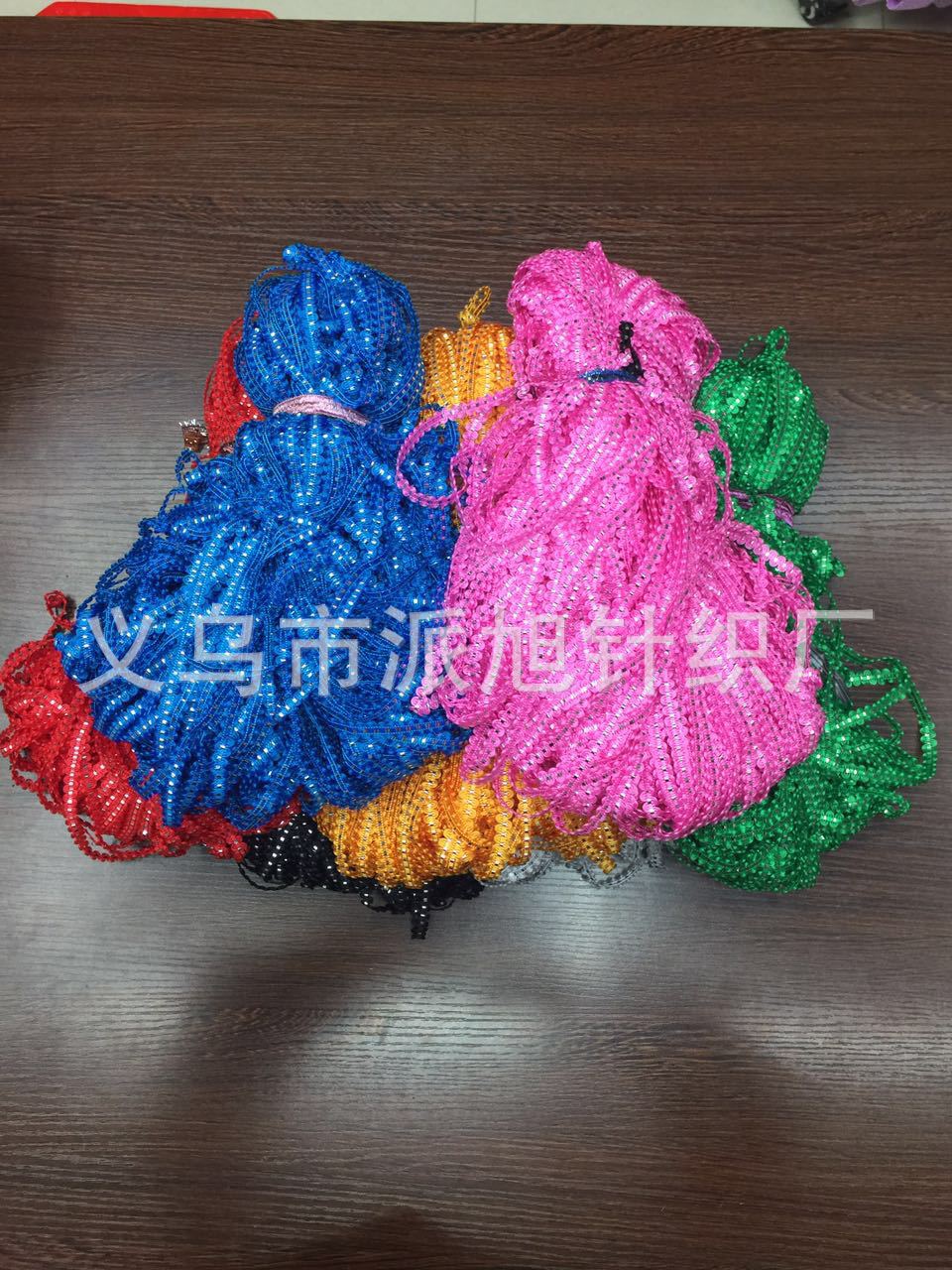 Factory direct sales of 0.5CM polypropylene silver wire mid-curved lace ethnic clothing accessories DIY