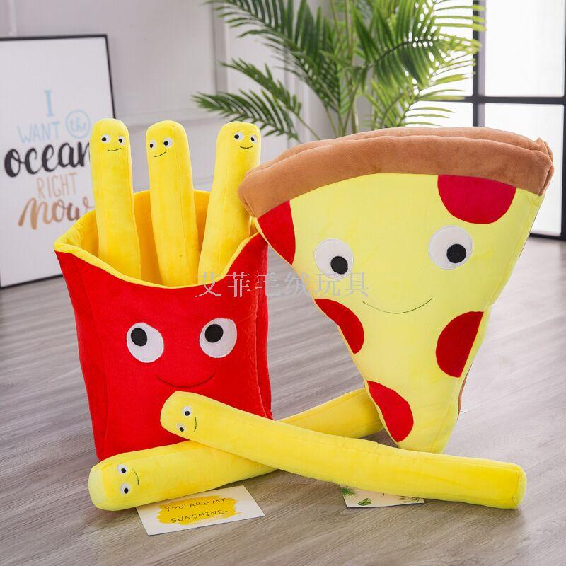 ins influencers adorable idea simulación patatas fritas cojín bonnie pizza cojín cojín regalo de cumpleaños para niños