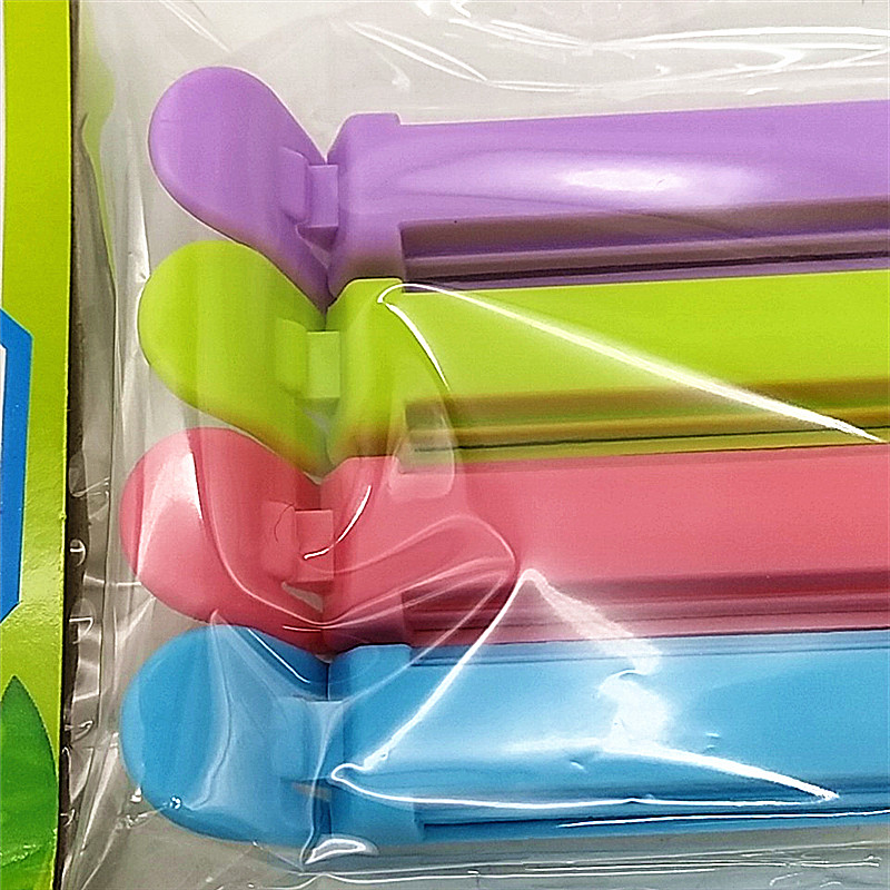 Sunshine Department Store's colorful tea, snack and food plastic bag sealing clip, colorful sealing clip Specification image