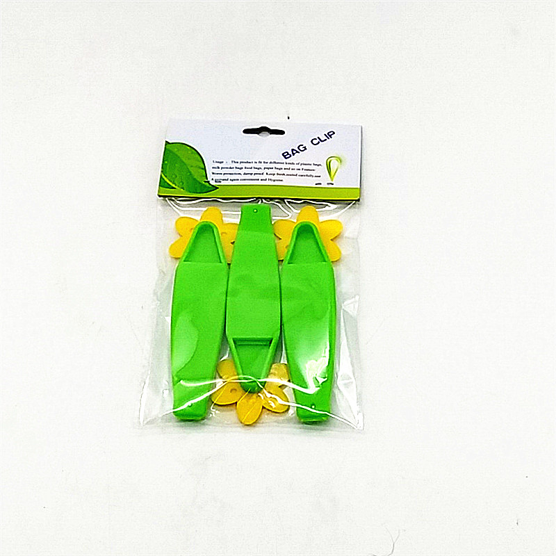 Sunshine Department Store Food Sealing Cartoon Sunflower Clip, Snack Sealing Clip, Milk Powder and Tea Preservation moisture-proof Sealing clip details Picture