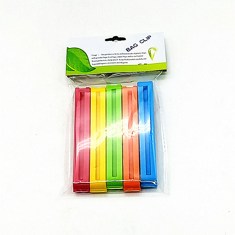 Sunshine Department Store's household food bag snack clip sealing clamp, a colorful rectangular kitchen household sealing clamp details Picture