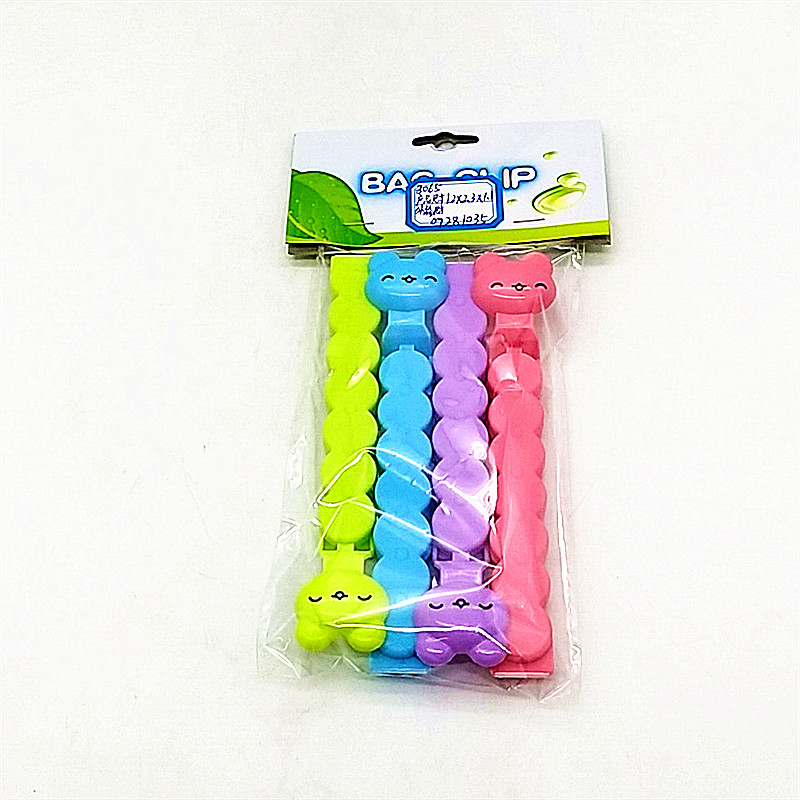 Sunshine Department Store Food Bag Snack Clip Sealing clip Cartoon cute sealing clip food preservation bag magic tool