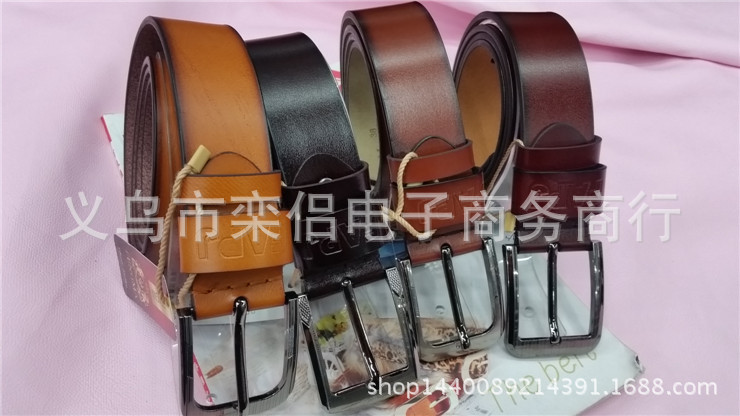 Vintage wear resistant belt fashion aviation core belt manufacturers direct vintage pin alloy buckle