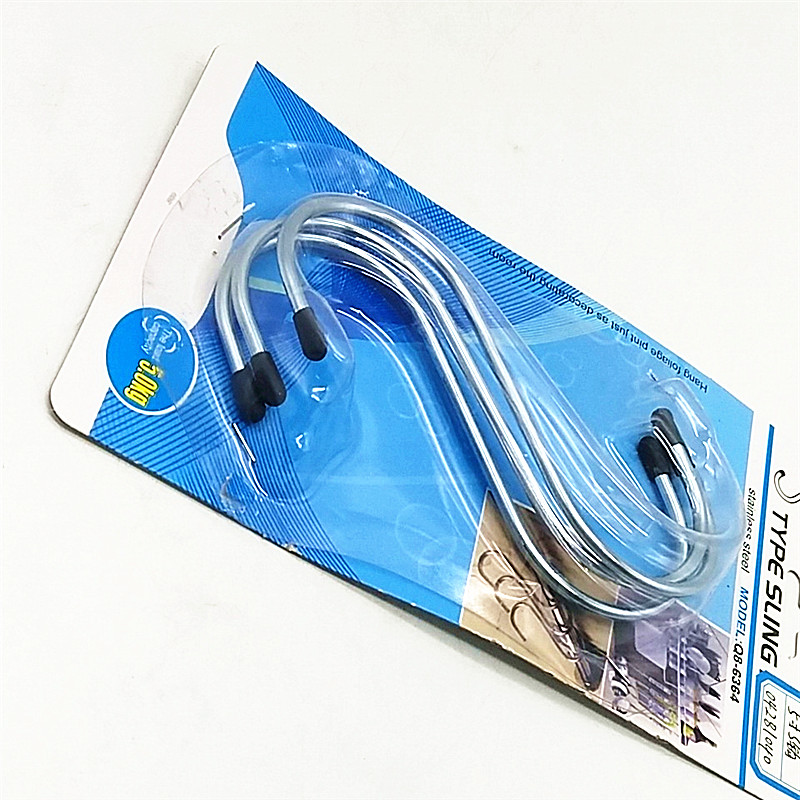 Sunshine Department Store multi-functional household stainless steel S-shaped iron hook, kitchen installation S-shaped metal hook, 5-inch small S-shaped hook details Picture