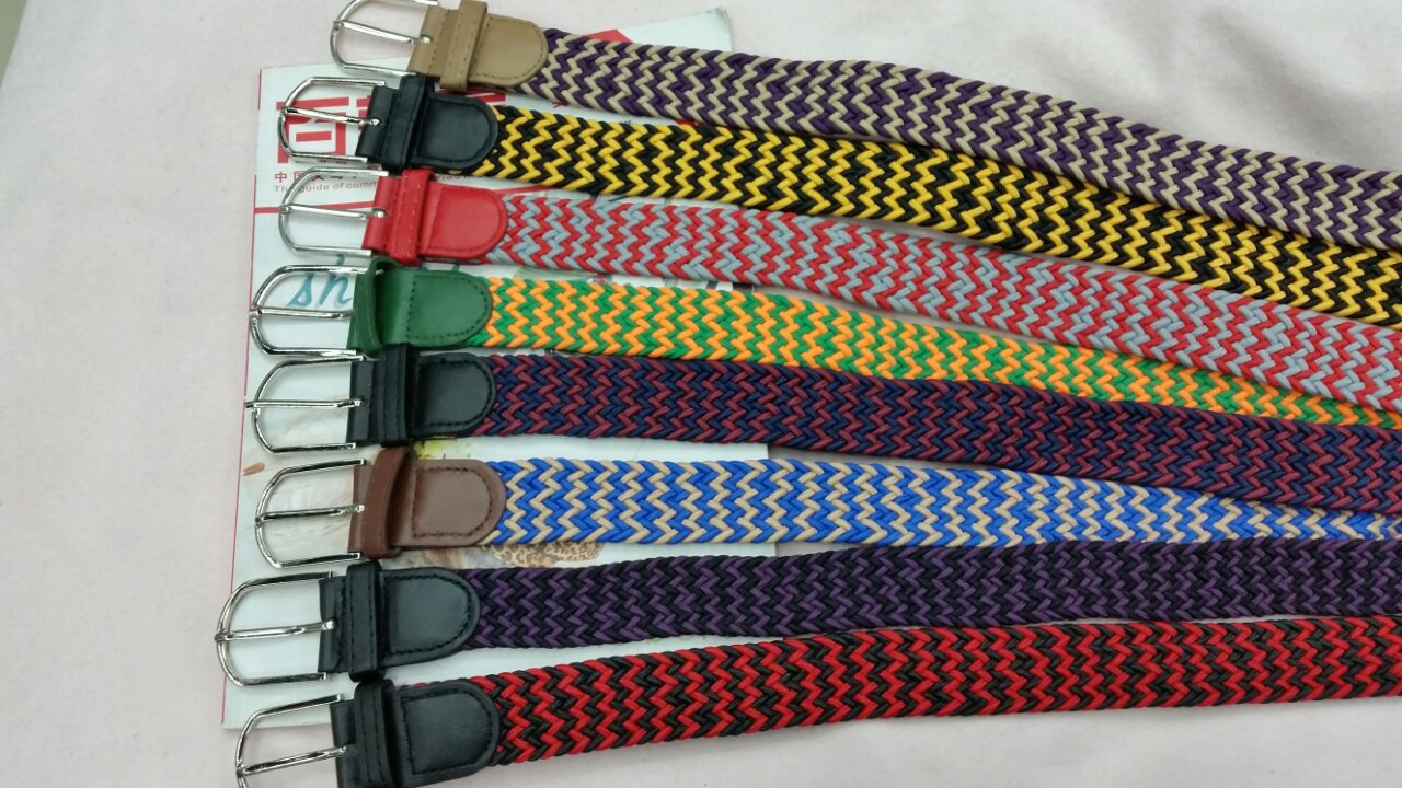 Men's and women's universal belt elastic belt elastic belt durable belt multifunctional belt webbing