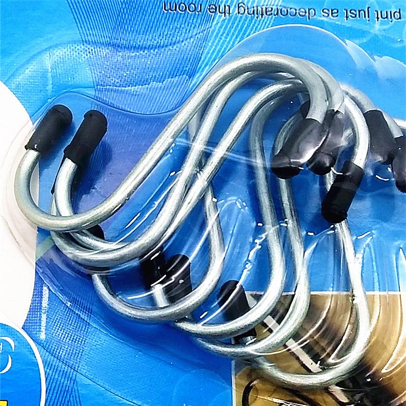 Sunshine Department Store's multi-functional household stainless steel S-shaped iron hook, kitchen S-hook, metal hook S-hook, 2-inch small size Specification image