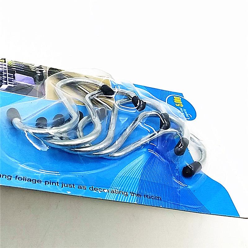 Sunshine Department Store's multi-functional household stainless steel S-shaped iron hook, kitchen S-hook, metal hook S-hook, 3-inch small size Specification image