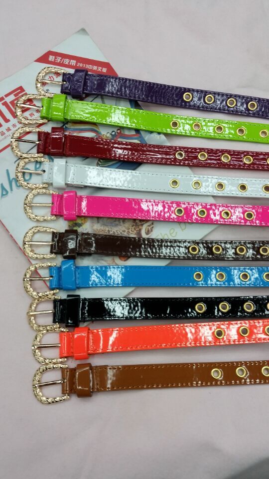 Women's FASHION with candy color belt children's belt clothing accessories manufacturers direct male and female belts thumbnail