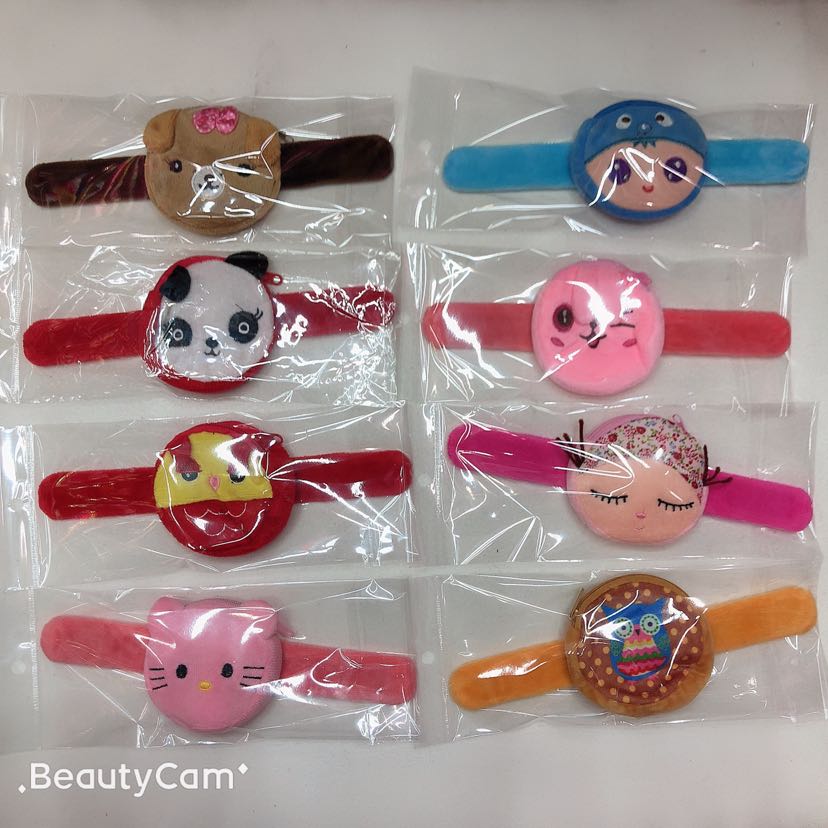 Pat Ring Plush Pat Ring Wallet Children animal Pat Ring Zero wallet Pat Ring bracelet children watch