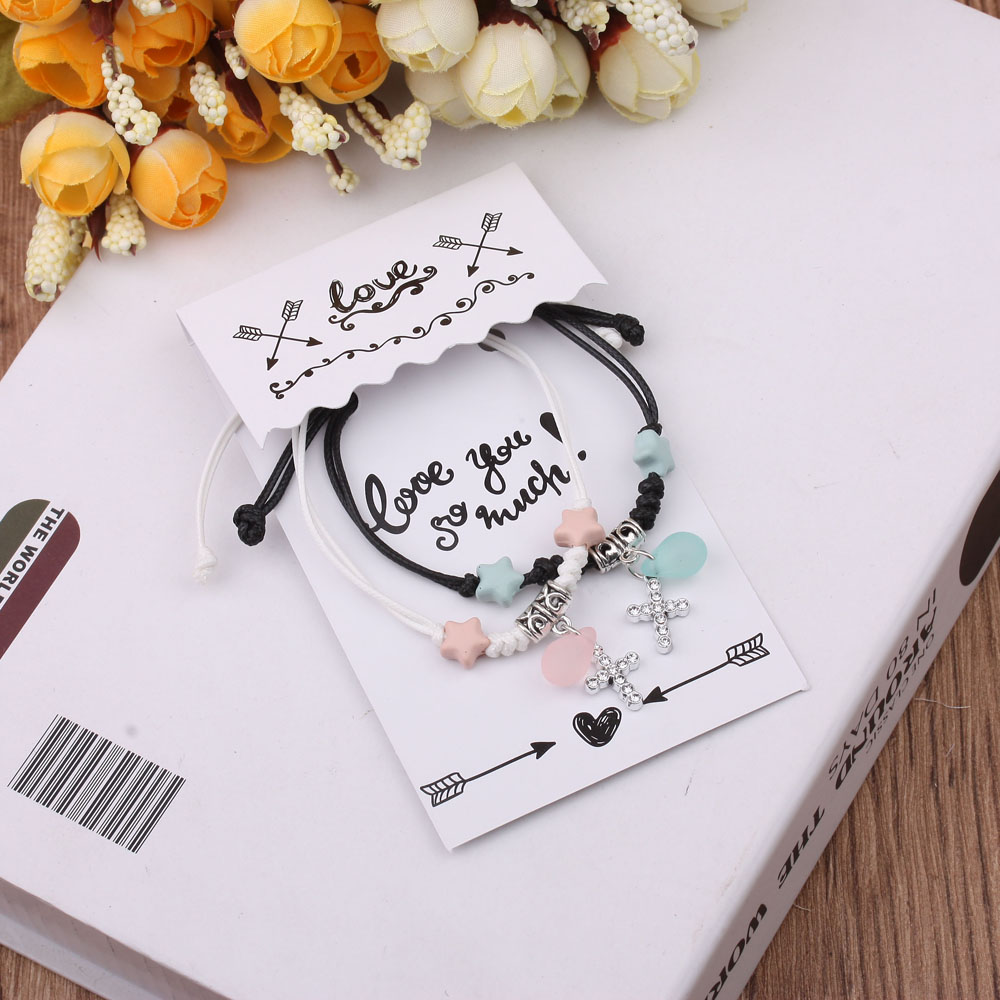 10-yuan store accessories, couple bracelets, a couple of Korean version bracelets, Japanese and Korean student bracelets, accessories and gifts details Picture