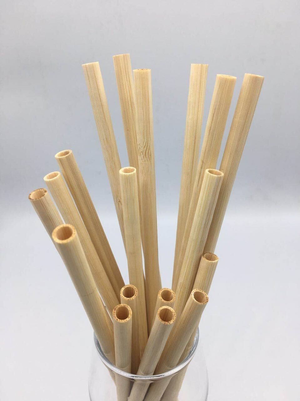 New bamboo straw degradable straw Natural natural fragrance green straw creative