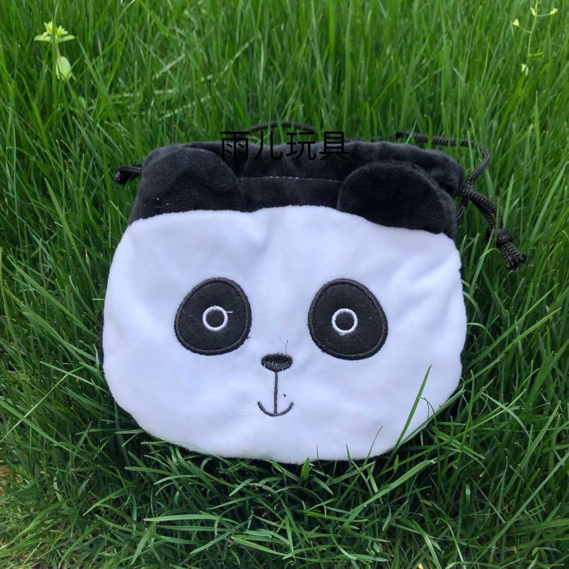 Plush toys, plush shoulder bag, candy bag, draw-mouth bag, cartoon draw-mouth candy bag details Picture