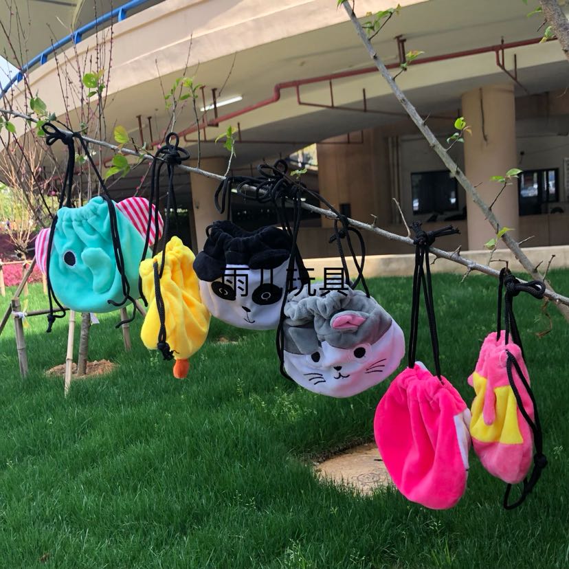 Plush toys, plush bags, candy bags, plush pouches, cartoon pouches, candy crossbody bags details Picture